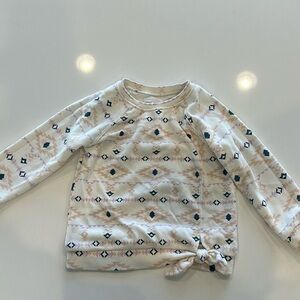 Aztec print sweatshirt